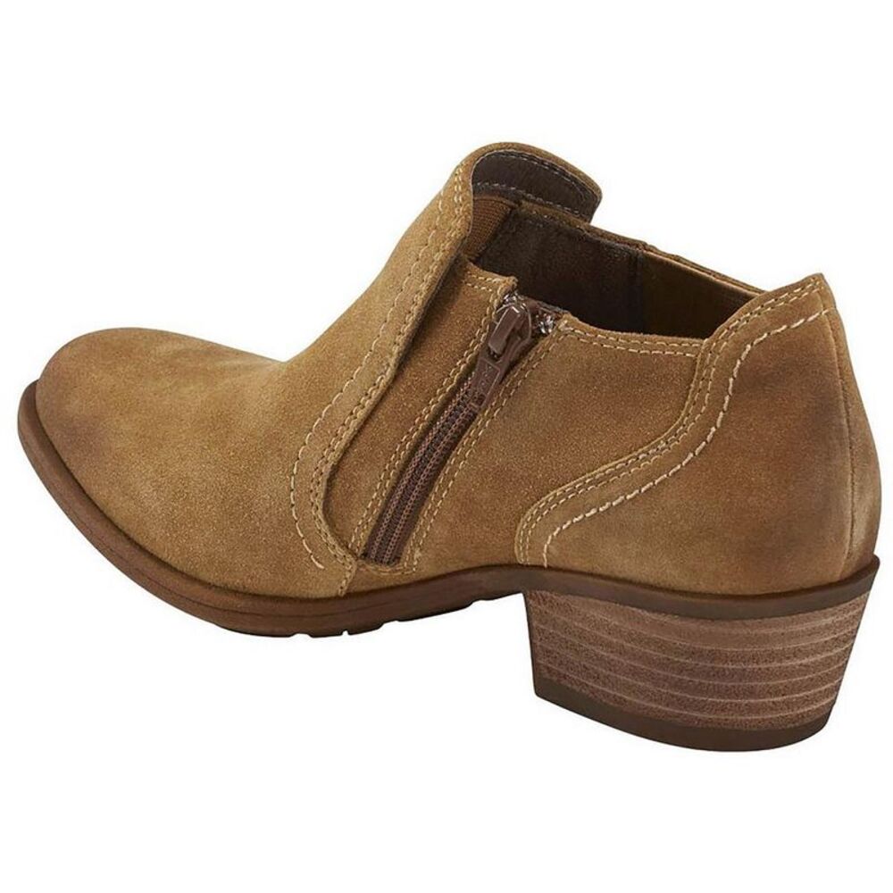 Earth Womens Peak Peru Brown Suede Slip-On Ankle Booties Shoes NWT - Picture 2 of 3